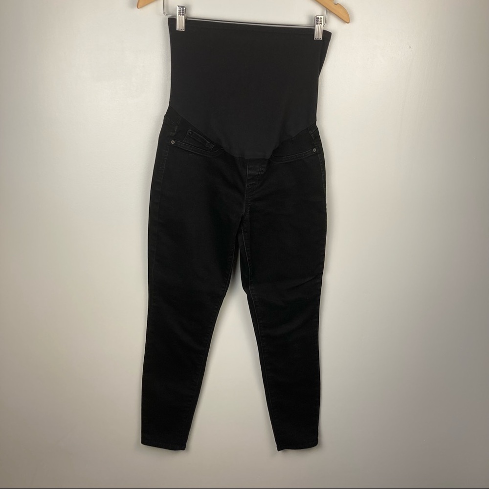 Levi Strauss Black Maternity Skinny Jeans Sz Med